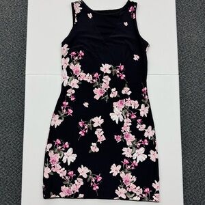 White House Black Market - Floral Sleeveless Dress - Size L